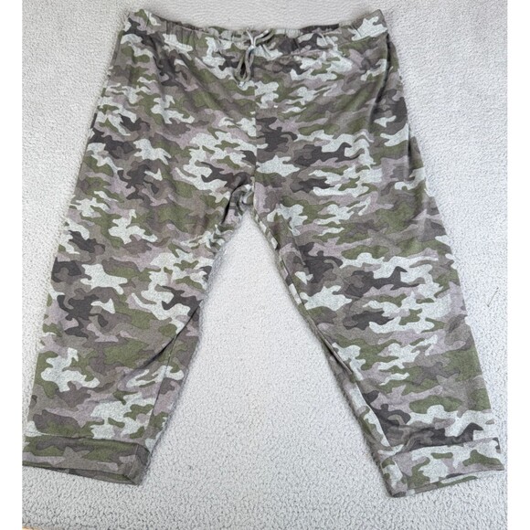 Time and Tru Pants - TIME AND TRU Camo Sweatpants Women 4X Green Plus Size Knit Athleisure Drawstring